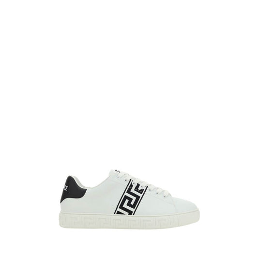 Versace White Rubber Low Top Sneakers