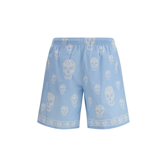 Alexander McQueen Blue Polyamide Shorts 1728,72470364320,Alexander McQueen,Blue,Clothing,L,Men,New with tags,S,Shorts - Clothing,Shorts - Shorts - Clothing