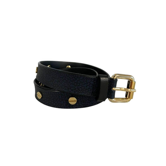 Borbonese Blue Polyvinyl Women's Belt