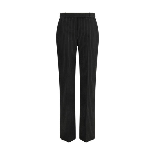 Alexander McQueen Black Wool Dress Pants 1728,72470364320,Alexander McQueen,Black,Clothing,Dress Pants - Pants - Clothing,IT40 | M,IT42 | L,New with tags,Pants - Clothing,Women