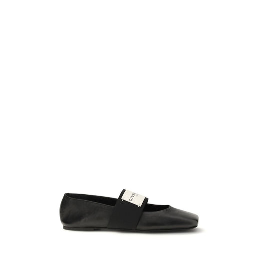 Givenchy Black Lamb Ovis Aries Aries Ballet Flats 1728,72470364320,Ballet Flats - Flats - Shoes,Black,EU37/US7,EU38/US8,EU39/US9,Flats - Shoes,Givenchy,New with tags,Shoes,Women
