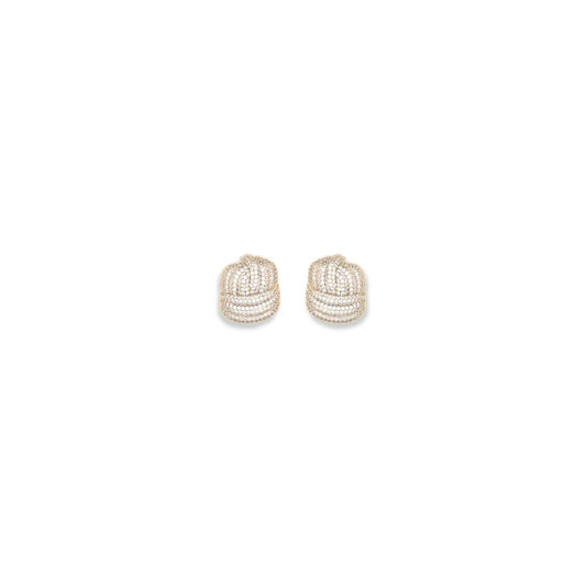 Self-Portrait Gold Brass Earrings