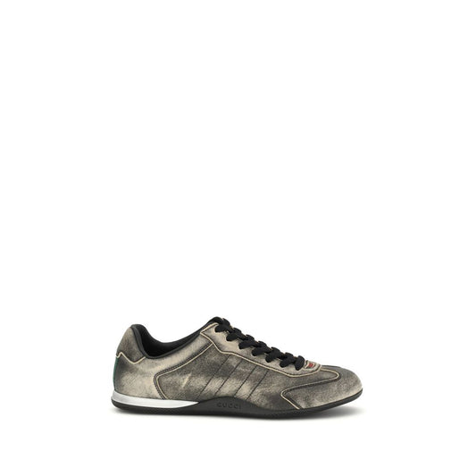 Gucci Black Calf Leather Bos Taurus Low Top Sneakers 1728,72470364320,Black,EU36.5/US6.5,EU36/US6,EU37.5/US7.5,EU38.5/US8.5,EU38/US8,EU40/US10,Gucci,Low Tops - Sneakers - Shoes,New with tags,Shoes,Sneakers - Shoes,Women