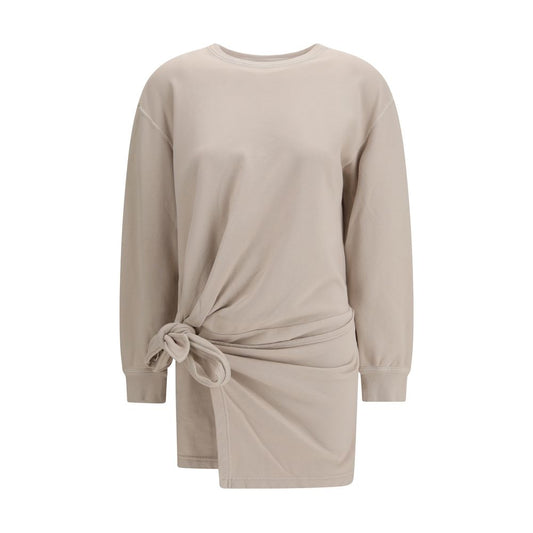 Marant Etoile Beige Cotton Casual Dress 1728,72470364320,Beige,Casual - Dresses - Clothing,Clothing,Dresses - Clothing,IT36 | XS,IT38 | S,Longsleeve - Dresses - Clothing,Marant Etoile,New with tags,Short - Dresses - Clothing,Women