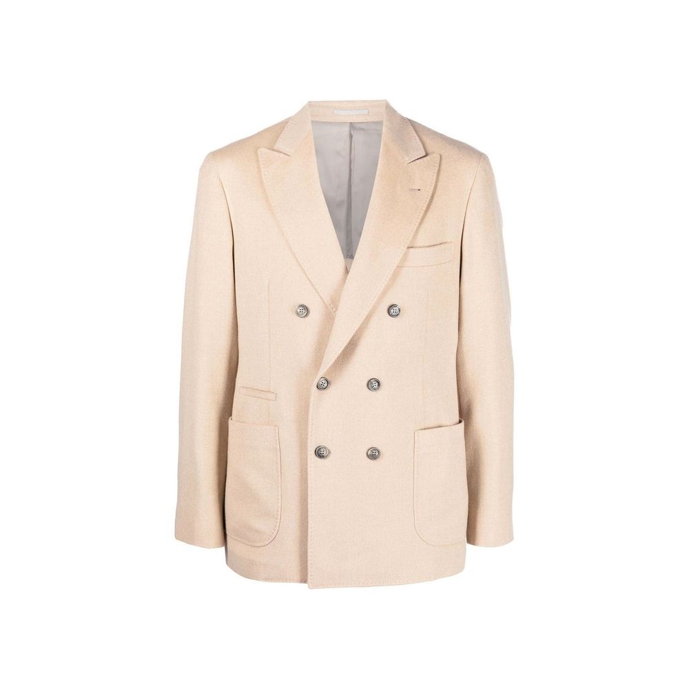 Brunello Cucinelli Beige Wool Coat 1728,48 | M,75611013280,Beige,Brunello Cucinelli,Clothing,Coats - Jackets & Coats - Clothing,IT50 | L,Jackets & Coats - Clothing,Men,New with tags