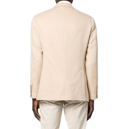 Brunello Cucinelli Beige Wool Coat 1728,48 | M,75611013280,Beige,Brunello Cucinelli,Clothing,Coats - Jackets & Coats - Clothing,IT50 | L,Jackets & Coats - Clothing,Men,New with tags