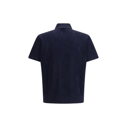 Burberry Blue Wool Polo Shirt 1728,72470364320,Blue,Burberry,Clothing,L,M,Men,New with tags,Polo Shirts - T-Shirts - Clothing,S,T-Shirts - Clothing,XL