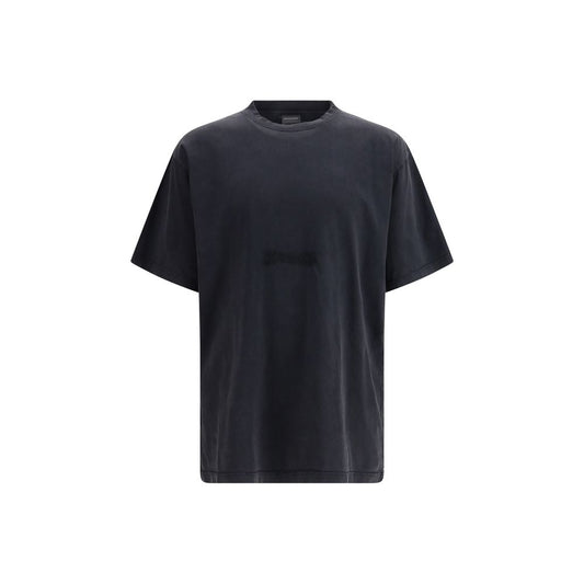 Balenciaga Black Cotton T-Shirt 1728,72470364320,Balenciaga,Black,Clothing,L,M,Men,New with tags,S,T-Shirts - Clothing,XL
