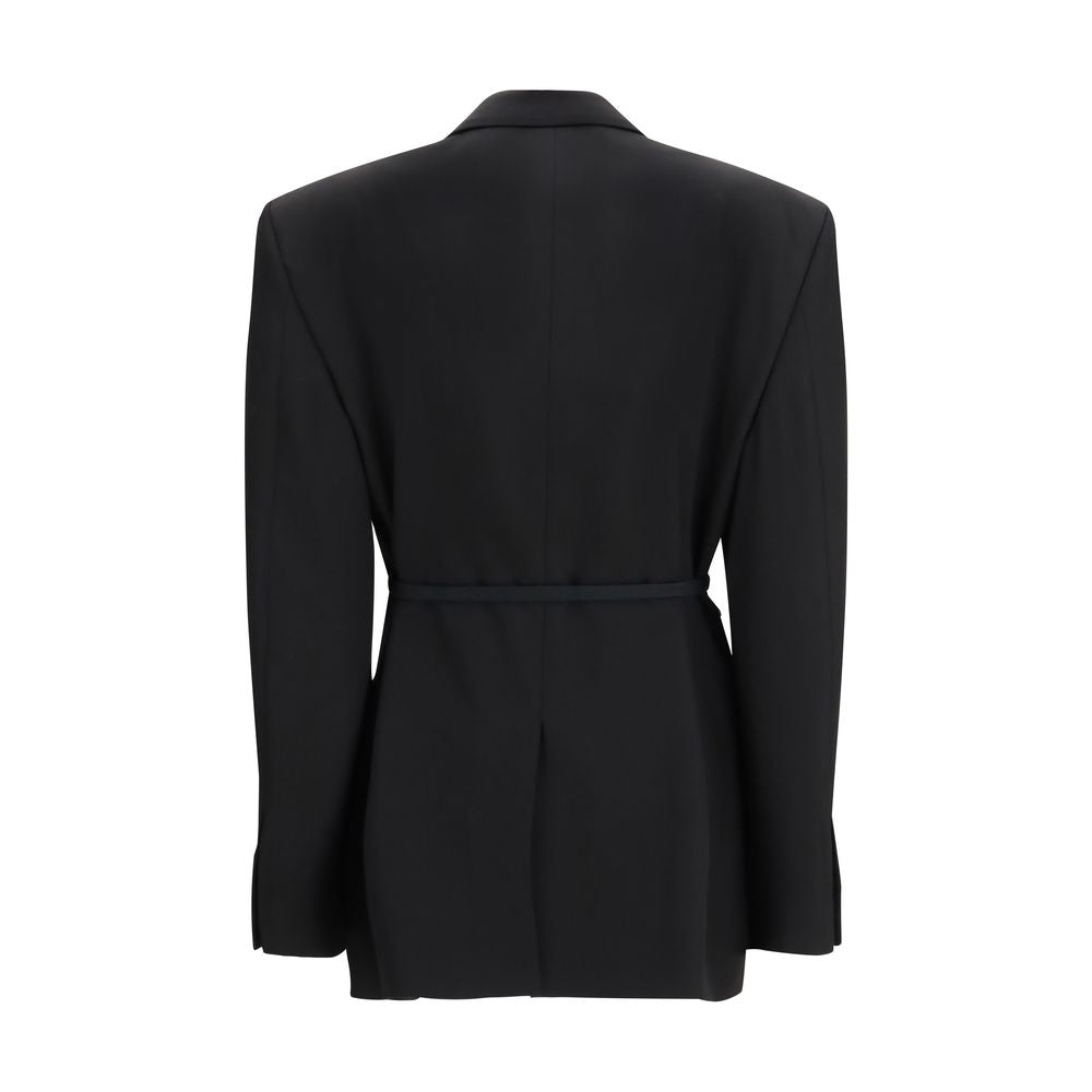 Balenciaga Black Wool Jackets And Coat 1728,72470364320,Balenciaga,Black,Clothing,IT38 | S,IT40 | M,Jackets & Coats - Clothing,New with tags,Women
