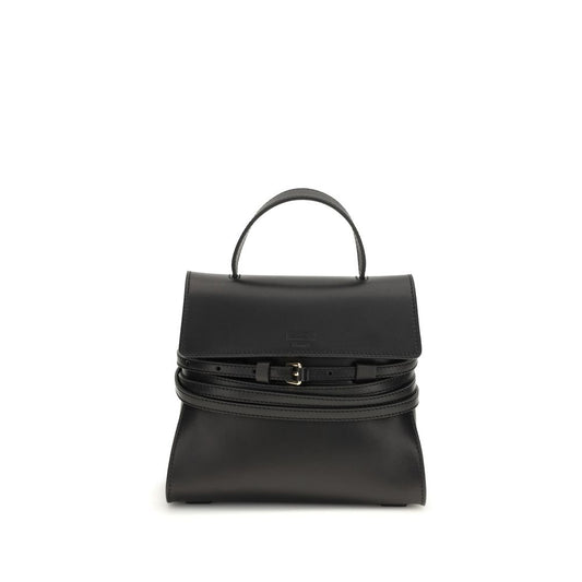 Moschino Black Calf Leather Bos Taurus Handbag 1728,72470364320,Bags,Black,Handbags - Bags,Moschino,New with tags,Women
