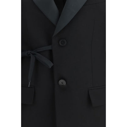 Balenciaga Black Wool Coat 1728,72470364320,Balenciaga,Black,Clothing,Coats - Jackets & Coats - Clothing,IT36 | XS,Jackets & Coats - Clothing,New with tags,Women