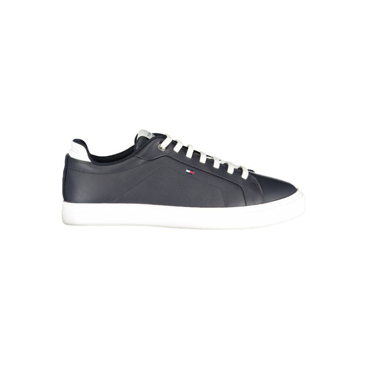 Tommy Hilfiger Blue Polyurethane Men Sneaker 1728,67403481248,Blue,EU40/US7,EU41/US8,EU42/US9,EU43/US10,EU44/US11,EU45/US12,EU46,Low Tops - Sneakers - Shoes,Men,New with tags,Shoes,Sneakers - Shoes,Tommy Hilfiger