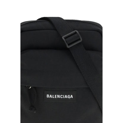 Balenciaga Black Polyamide Shoulder Bag 1728,72470364320,Bags,Balenciaga,Black,Men,New with tags,Shoulder Bags - Bags