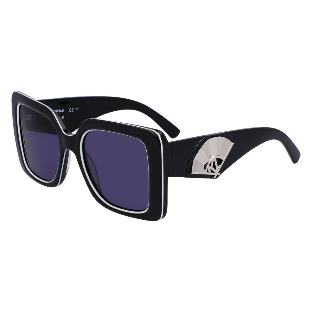 Karl Lagerfeld Black Acetate Sunglasses