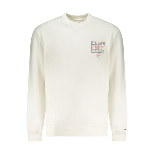 Tommy Hilfiger White Cotton Men's Sweatshirt 1728,3XL,67403481248,Clothing,L,M,Men,New with tags,S,Sweaters - Clothing,Sweatshirts - Sweaters - Clothing,Tommy Hilfiger,White,XL,XXL