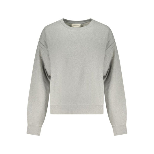 Calvin Klein Grigio Cotton Women Sweatshirt 1728,67403481248,Calvin Klein,Clothing,Gray,L,M,New with tags,S,Sweaters - Clothing,Sweatshirts - Sweaters - Clothing,Women,XL,XS