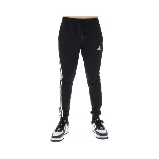 Adidas Black Cotton Athletic Pants