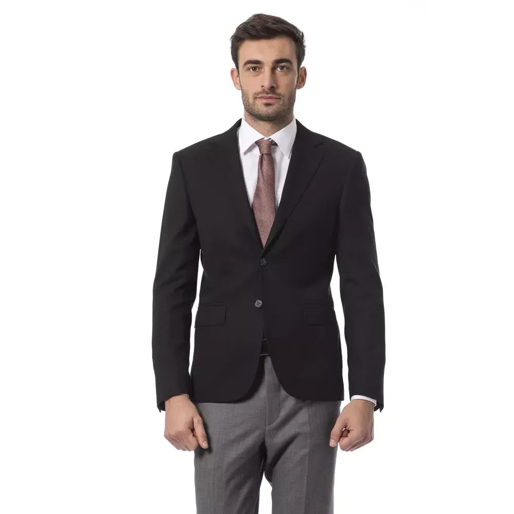 Billionaire Italian Couture Black Wool Blazer
