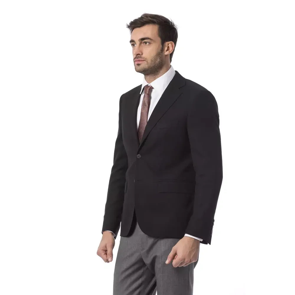 Billionaire Italian Couture Black Wool Blazer