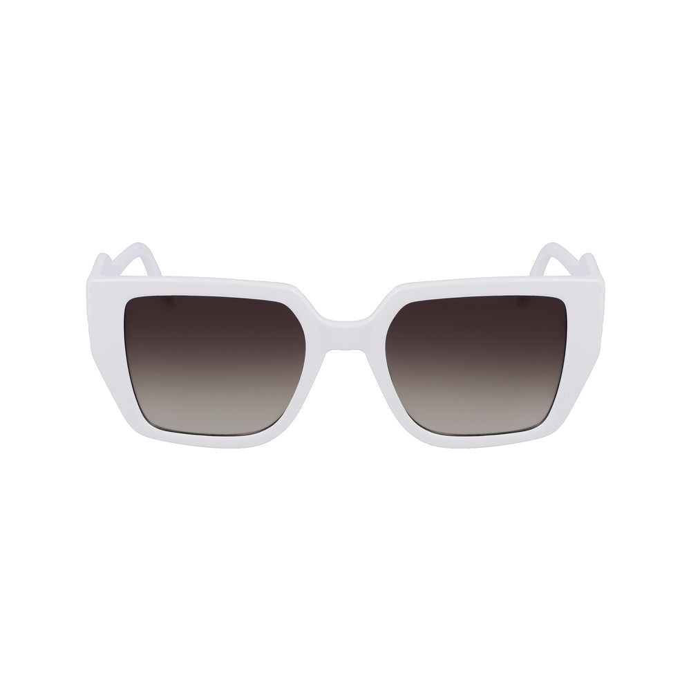 Karl Lagerfeld White Injected Sunglasses 1728,67434610848,Accessories,Glasses and Sunglasses - Accessories,Karl Lagerfeld,New with tags,Sunglasses - Glasses and Sunglasses - Accessories,White,Women