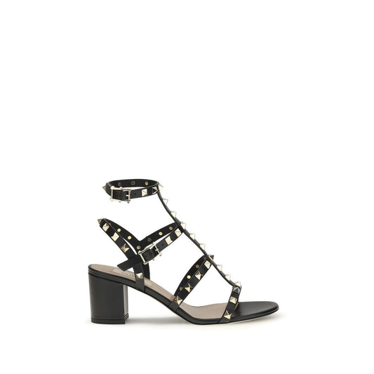 Valentino Garavani Black Calf Leather Bos Taurus Platform Sandals 1728,72470364320,Black,EU36.5/US6.5,EU36/US6,EU37/US7,EU40/US10,EU41/US11,New with tags,Platforms - Sandals - Shoes,Sandals - Shoes,Shoes,Valentino Garavani,Women