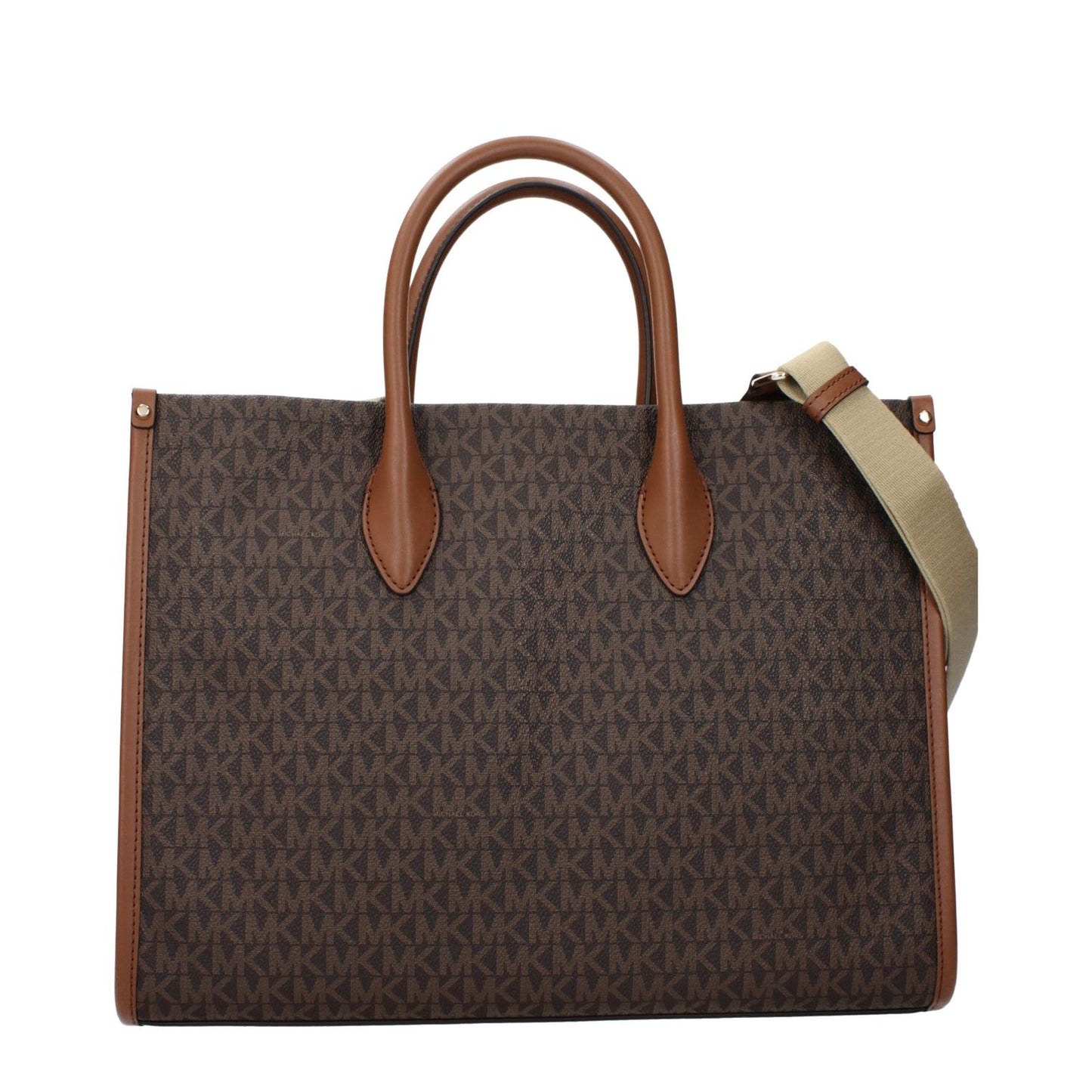 Michael Kors Brown Fabric Handbag 1728,75667636384,Bags,Brown,Handbags - Bags,Michael Kors,New with tags,Women