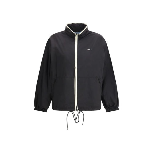 Prada Black Polyamide Shell Jacket 1728,72470364320,Black,Clothing,IT38 | S,IT40 | M,IT42 | L,Jackets & Coats - Clothing,New with tags,Prada,Shell Jackets - Jackets & Coats - Clothing,Women
