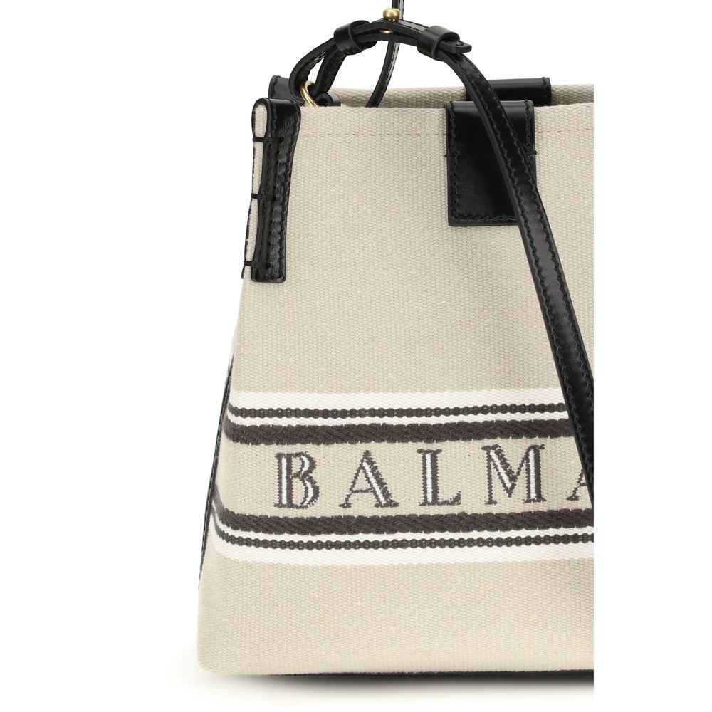 Balmain Beige Cotton Shoulder Bag 1728,72470364320,Bags,Balmain,Beige,New with tags,Shoulder Bags - Bags,Women