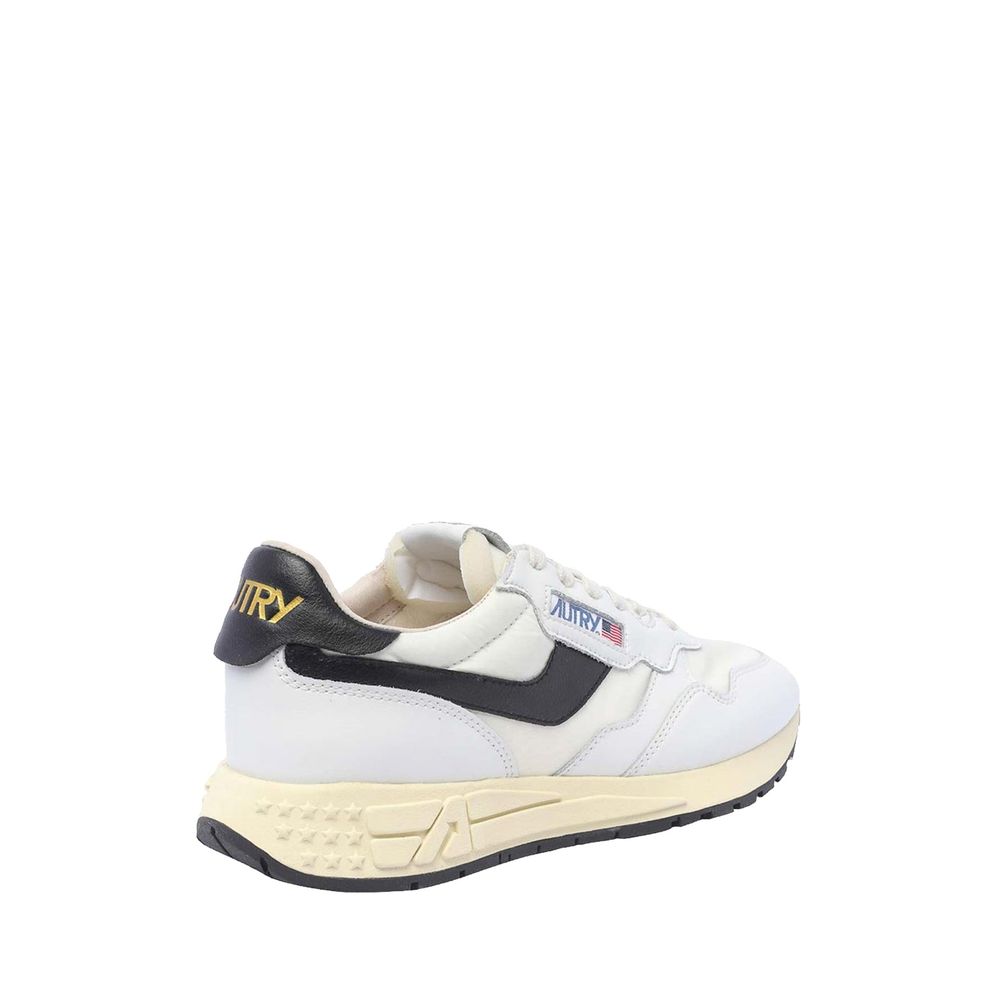 Autry White Leather Low Top Sneakers 1728,75611013280,Autry,EU41/US8,EU42/US9,Low Tops - Sneakers - Shoes,Men,New with tags,Shoes,Sneakers - Shoes,White