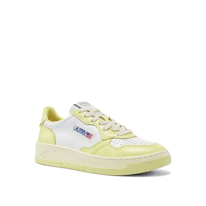 Autry White Leather Low Top Sneakers 1728,75611013280,Autry,EU36/US6,EU38/US8,EU39/US9,EU40/US10,EU41/US11,Low Tops - Sneakers - Shoes,New with tags,Shoes,Sneakers - Shoes,White,Women