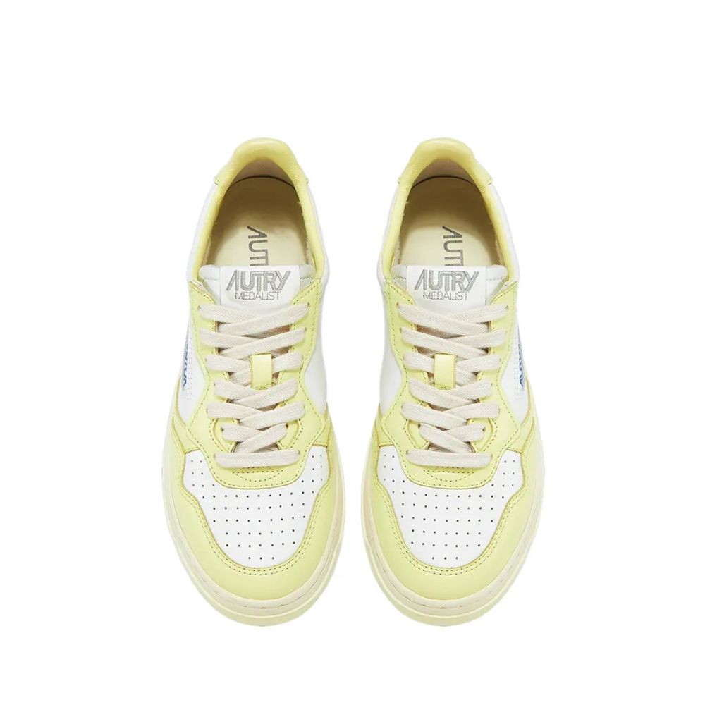 Autry White Leather Low Top Sneakers 1728,75611013280,Autry,EU36/US6,EU38/US8,EU39/US9,EU40/US10,EU41/US11,Low Tops - Sneakers - Shoes,New with tags,Shoes,Sneakers - Shoes,White,Women