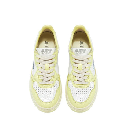Autry White Leather Low Top Sneakers 1728,75611013280,Autry,EU36/US6,EU38/US8,EU39/US9,EU40/US10,EU41/US11,Low Tops - Sneakers - Shoes,New with tags,Shoes,Sneakers - Shoes,White,Women