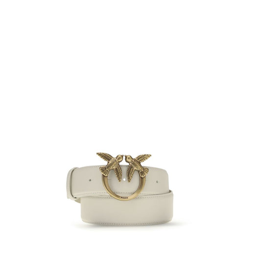 PINKO White Calf Leather Bos Taurus Regular Belt 1728,72470364320,Accessories,Belts - Accessories,M,New with tags,PINKO,Regular Belts - Belts - Accessories,S,White,Women,XS