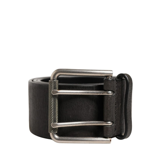 Dolce & Gabbana Men Black Classic Leather Metal Buckle Belt 1728,67345645728,90 cm / 36 Inches,Accessories,Belts - Accessories,Black,Dolce & Gabbana,Material: 100% Calf Leather,Men,New with tags,Regular Belts - Belts - Accessories