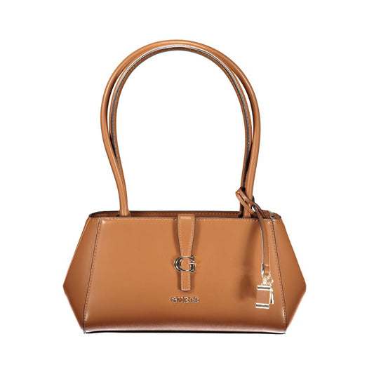 Guess Jeans Marrone Poliuretano Female Handbag