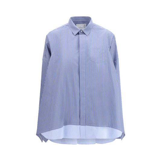 Sacai Blue Cotton Pattern Shirt 1728,2,72470364320,Blue,Clothing,New with tags,Pattern - Shirts - Clothing,Sacai,Shirts - Clothing,Women