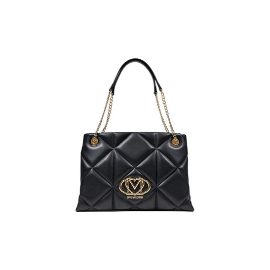 Love Moschino Black Polyethylene Handbag 1728,71956299936,Bags,Black,Handbags - Bags,Love Moschino,New with tags,Women