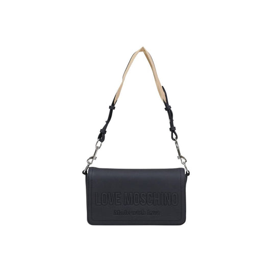 Love Moschino Black Polyethylene Handbag 1728,71956299936,Bags,Black,Handbags - Bags,Love Moschino,New with tags,Women