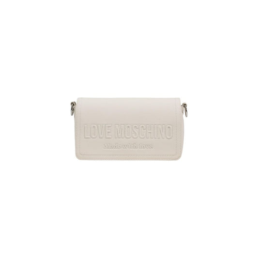 Love Moschino Beige Polyethylene Handbag 1728,71956299936,Bags,Beige,Handbags - Bags,Love Moschino,New with tags,Women