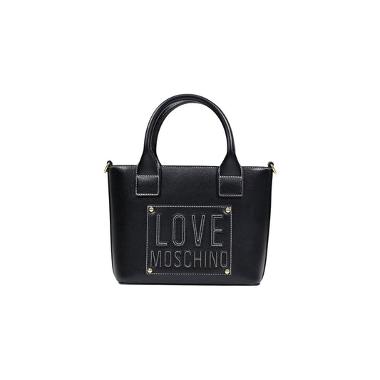Love Moschino Black Polyethylene Handbag 1728,71956299936,Bags,Black,Handbags - Bags,Love Moschino,New with tags,Women