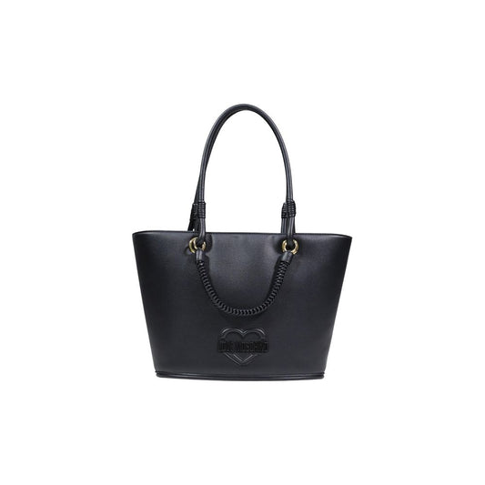 Love Moschino Black Polyethylene Handbag 1728,71956299936,Bags,Black,Handbags - Bags,Love Moschino,New with tags,Women