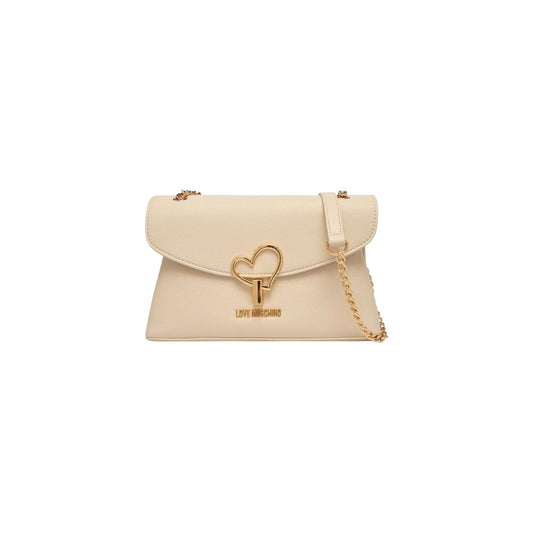 Love Moschino Beige Polyethylene Handbag 1728,71956299936,Bags,Beige,Handbags - Bags,Love Moschino,New with tags,Women