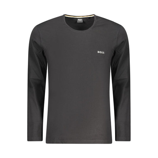 Hugo Boss Black Cotton Men T-Shirt 1728,67403481248,Black,Clothing,Hugo Boss,L,M,Men,New with tags,S,T-Shirts - Clothing,T-Shirts - T-Shirts - Clothing,XXL