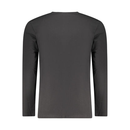 Hugo Boss Black Cotton Men T-Shirt