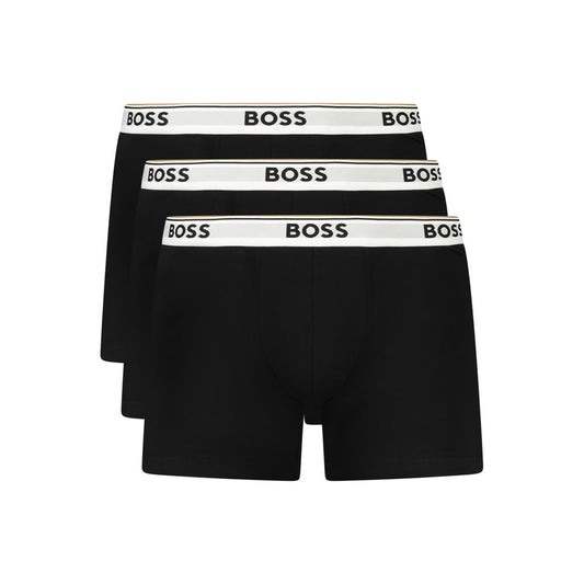 Hugo Boss Black Cotton Men Boxer 1728,67403481248,Black,Boxers - Underwear - Clothing,Clothing,Hugo Boss,L,M,Men,New with tags,S,Underwear - Clothing