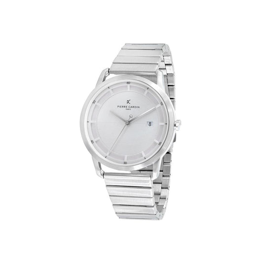Pierre Cardin Gray Stainless Steel Dress Watch 1728,67434610848,Accessories,Dress Watches - Watches - Accessories,Gray,Men,New with tags,Pierre Cardin,Watches - Accessories
