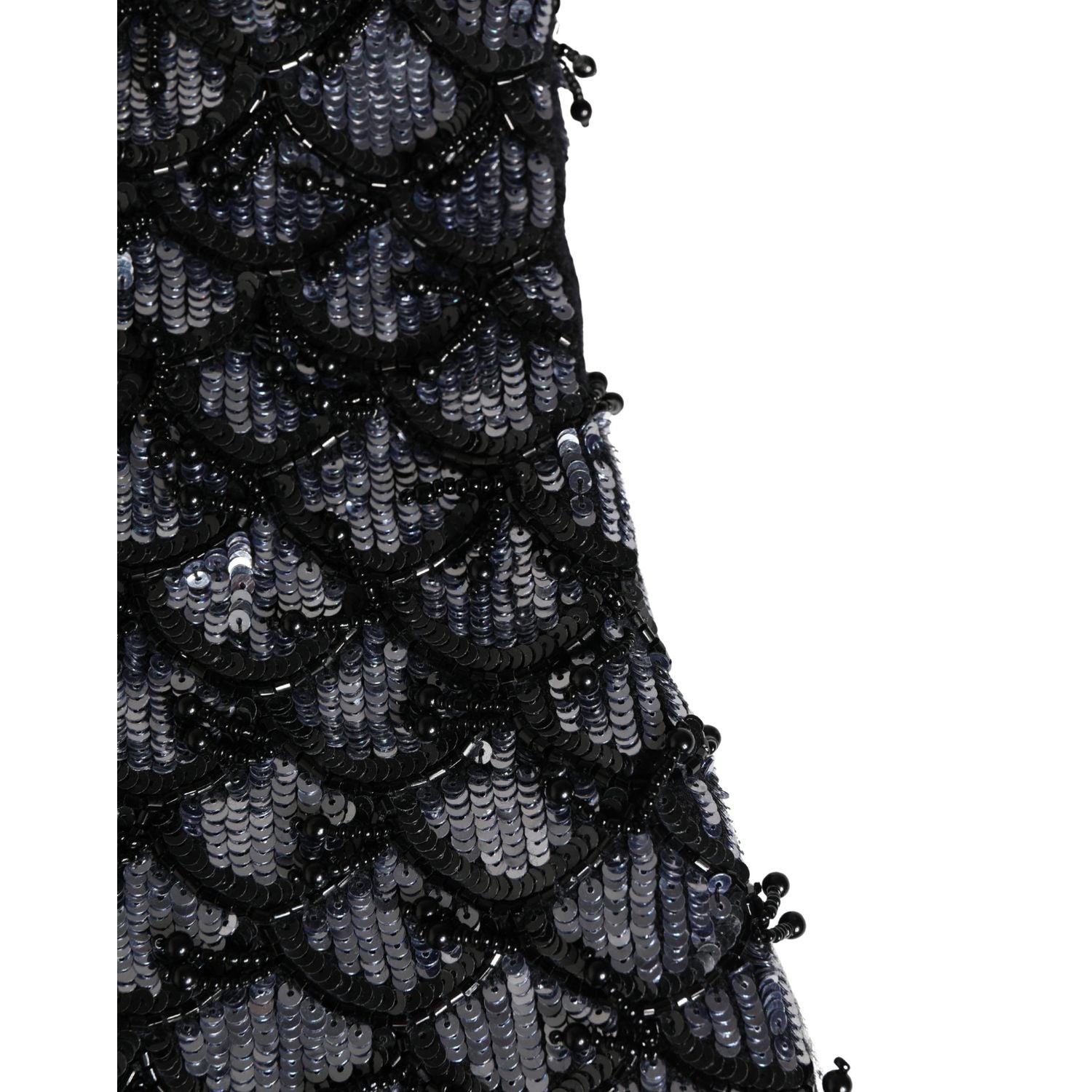 Dolce & Gabbana Black Wool Crystal Embellished Balaclava Hat