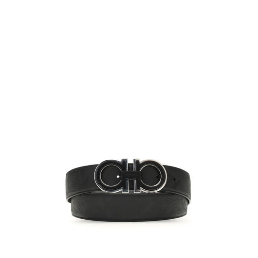 Ferragamo Black Calf Leather Bos Taurus Regular Belt 100 cm / 40 Inches,105 cm / 42 Inches,110 cm / 44 Inches,115 cm / 46 Inches,1728,72470364320,90 cm / 36 Inches,Accessories,Belts - Accessories,Black,Ferragamo,Men,New with tags,Regular Belts - Belts - A