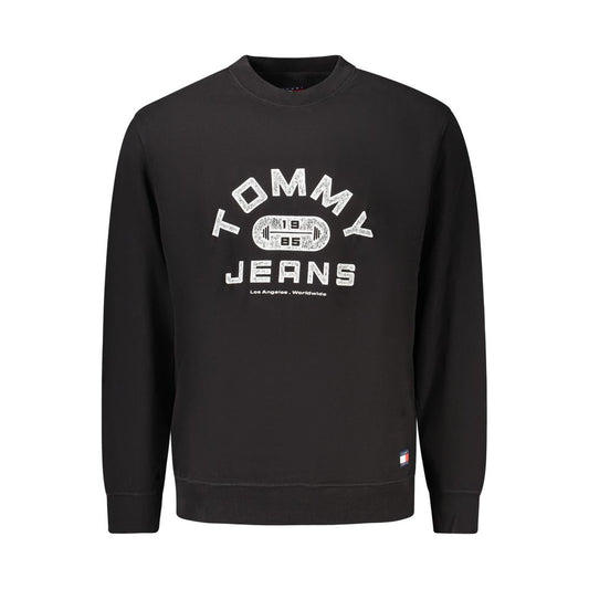 Tommy Hilfiger Black Cotton Men's Sweatshirt 1728,3XL,67403481248,Black,Clothing,L,M,Men,New with tags,S,Sweaters - Clothing,Sweatshirts - Sweaters - Clothing,Tommy Hilfiger,XL,XXL