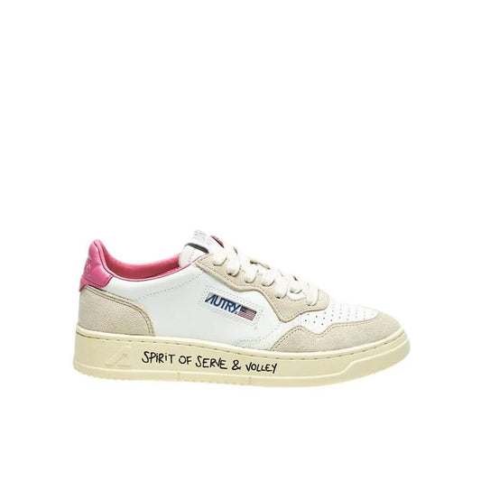 Autry White Leather Low Top Sneakers 1728,75611013280,Autry,EU35/US5,EU36/US6,EU38/US8,EU39/US9,EU42/US12,Low Tops - Sneakers - Shoes,New with tags,Shoes,Sneakers - Shoes,White,Women